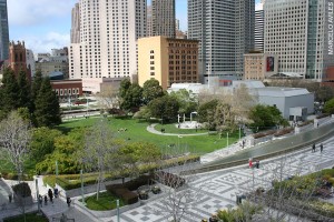 Photo of the Yerba Buena Gardens Esplanade and Terrace