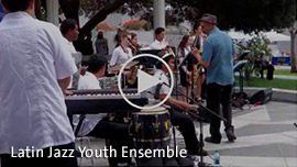 Click for video of Latin Jazz Youth Ensemble