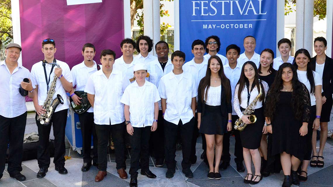 2015 Photo of Latin Jazz Youth Ensemble