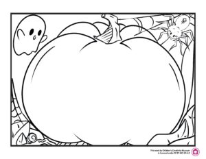 Printout for Pumpkin Coloring Sheet from Children's Creativity Museum